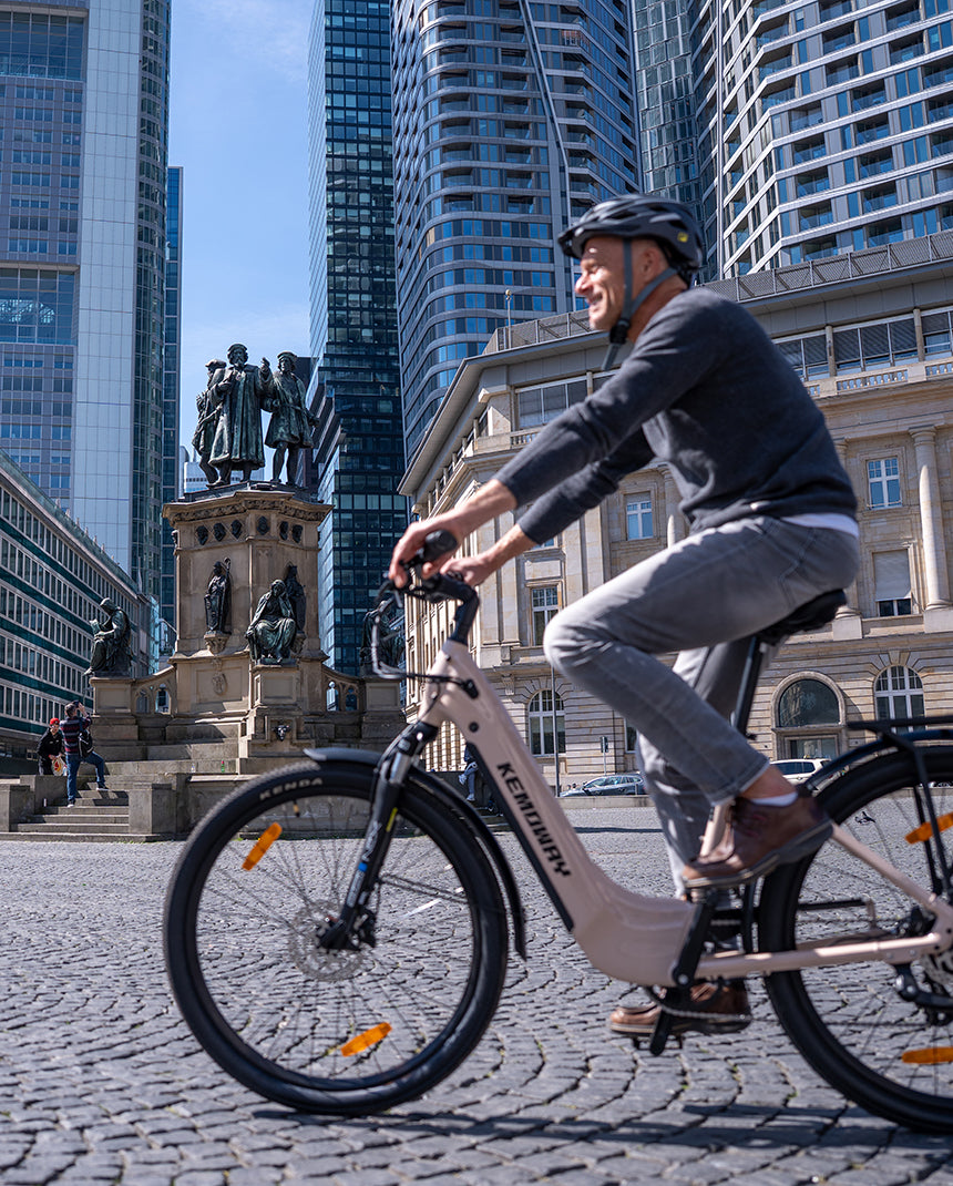 Vélo électrique avec batterie longue durée