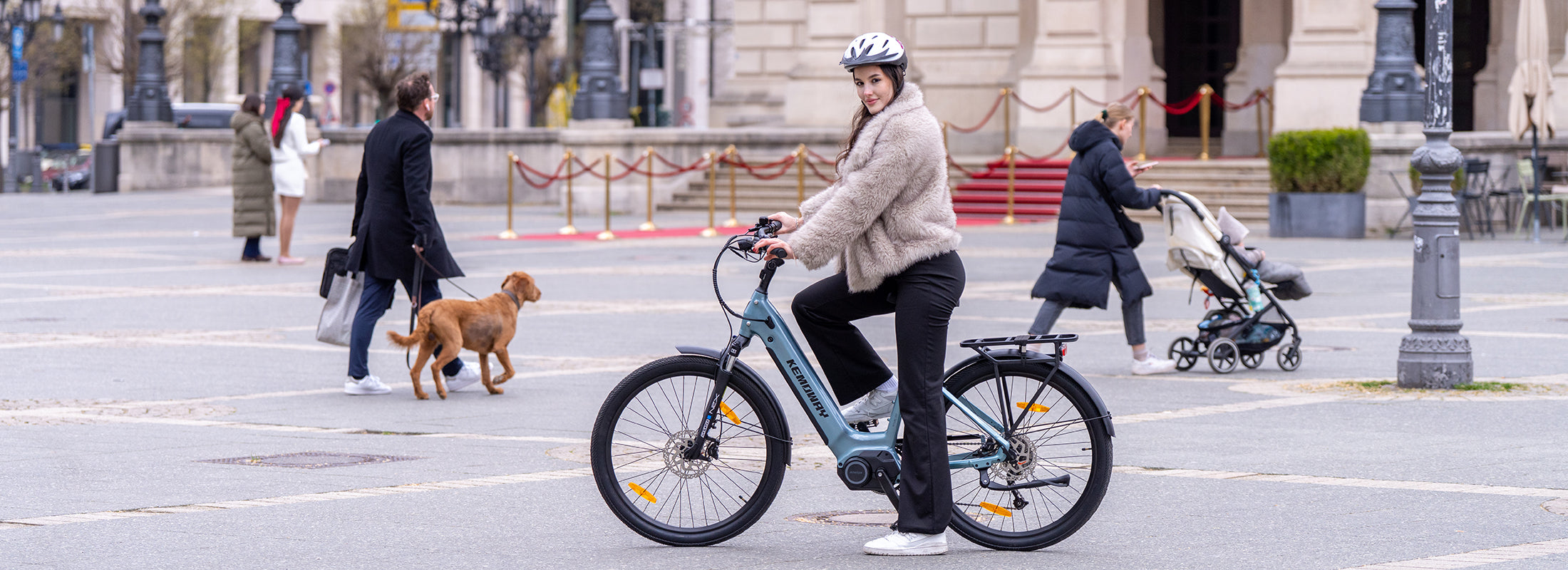 Vélo électrique de ville Kemoway K5 avec une autonomie de 170 km