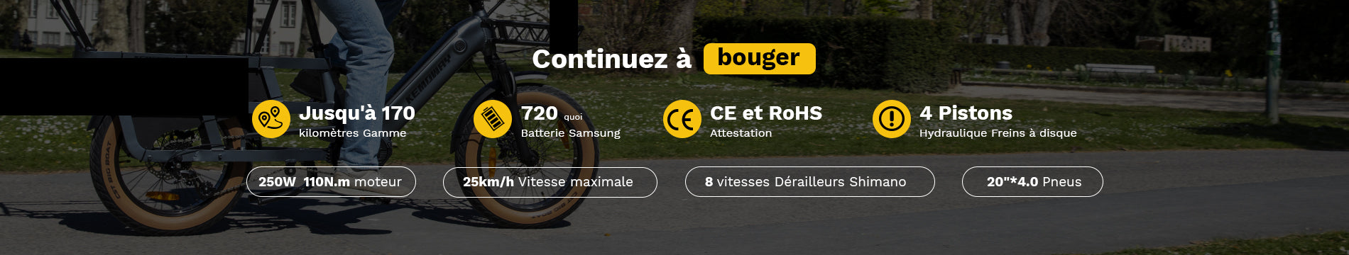 Paramètres du Kemoway P7