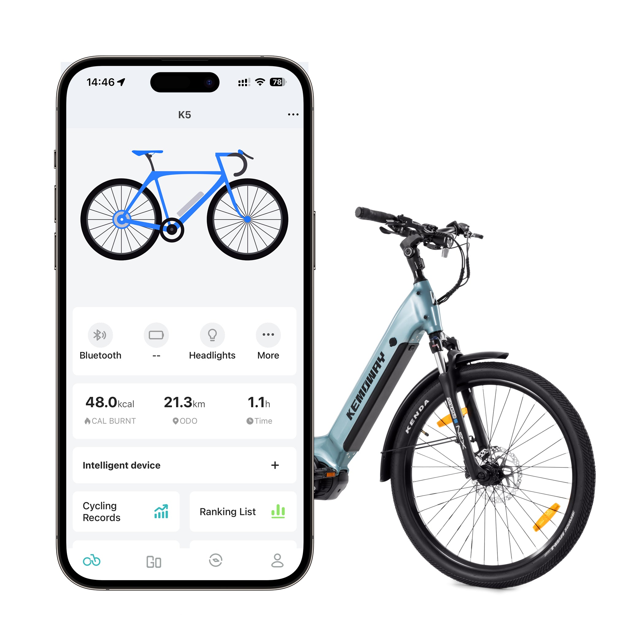 Kemoway K5 Appli intelligente
