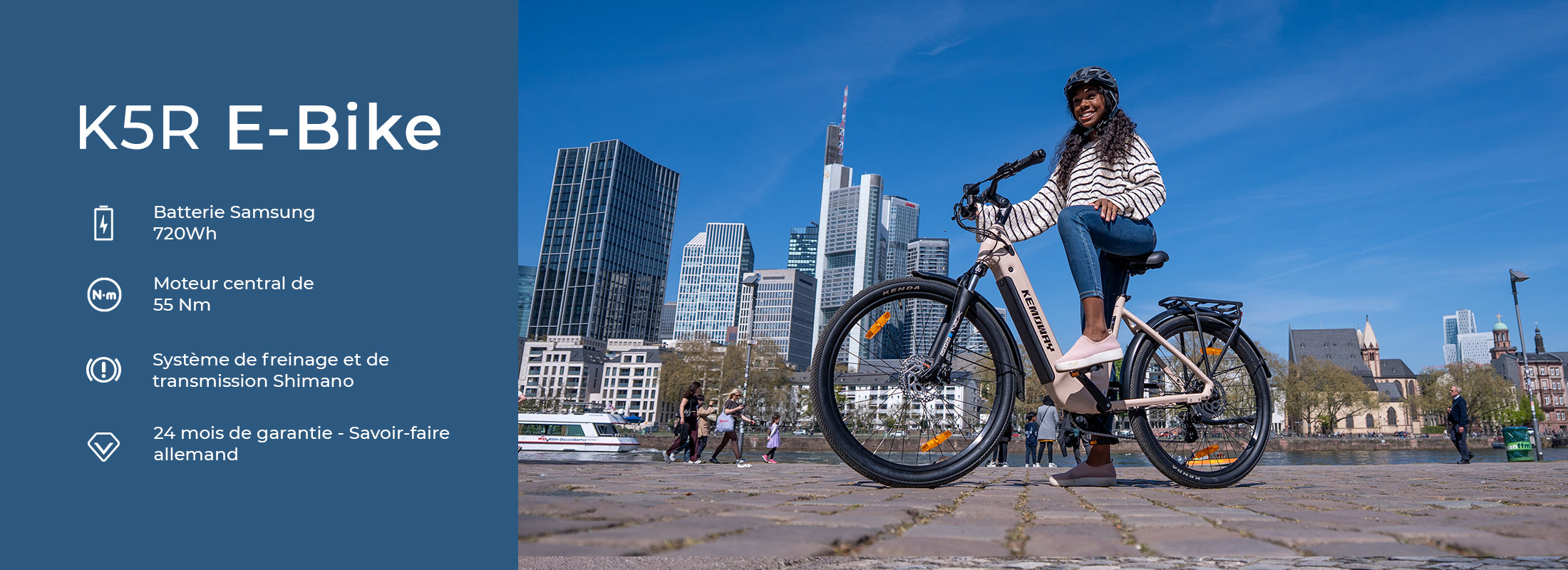 Vélo électrique Kemoway K5R Taille PC