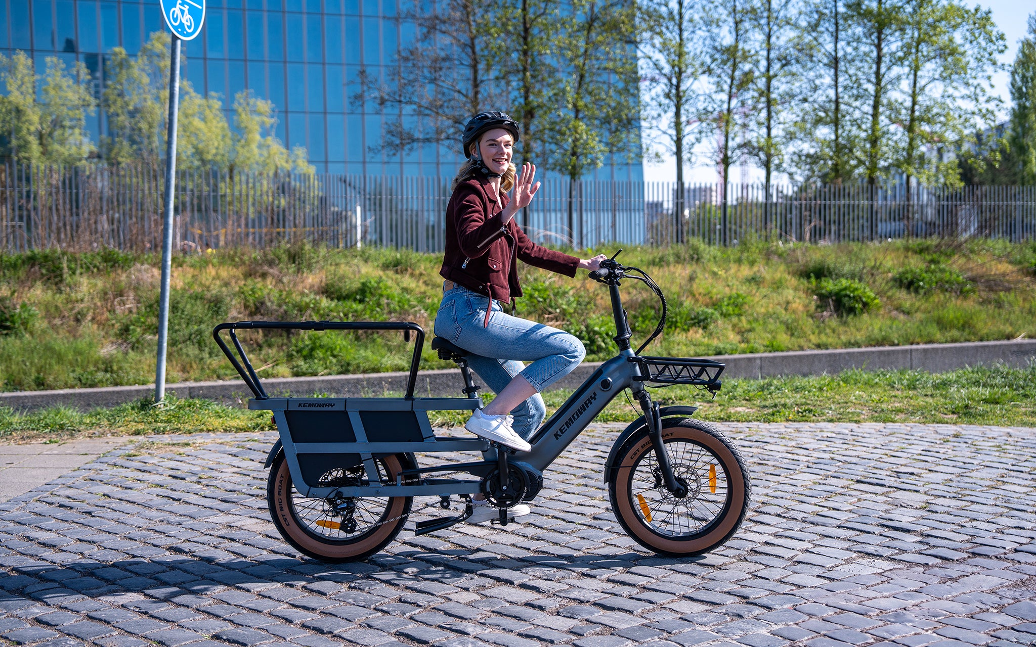 vélo électrique cargo Kemoway P7
